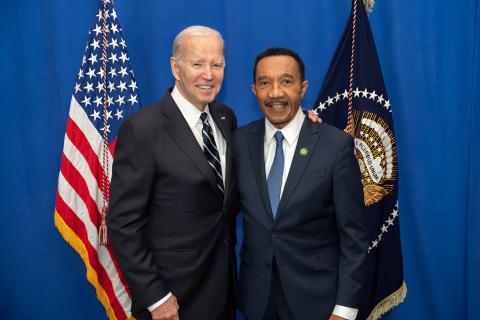 President Biden and Congressman Mfume
