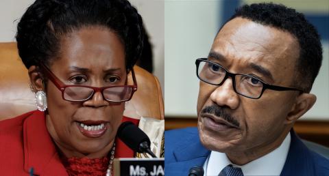 Congresswoman Sheila Jackson Lee and Congressman Mfume