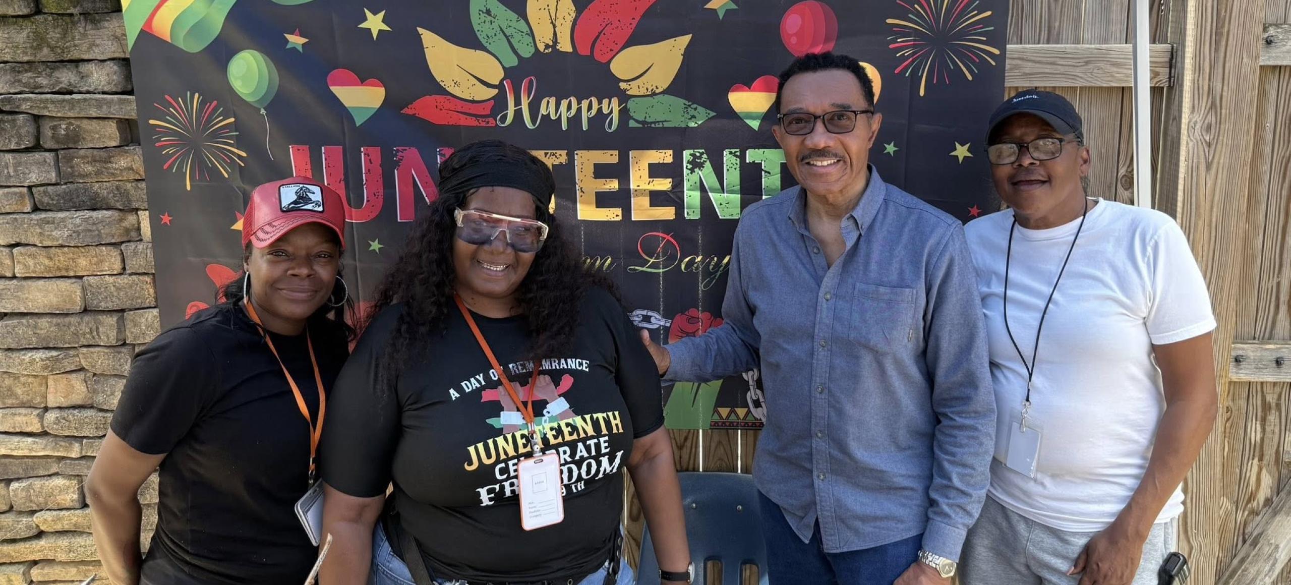 Congressman Mfume Celebrates Juneteenth with Powell Recovery Center
