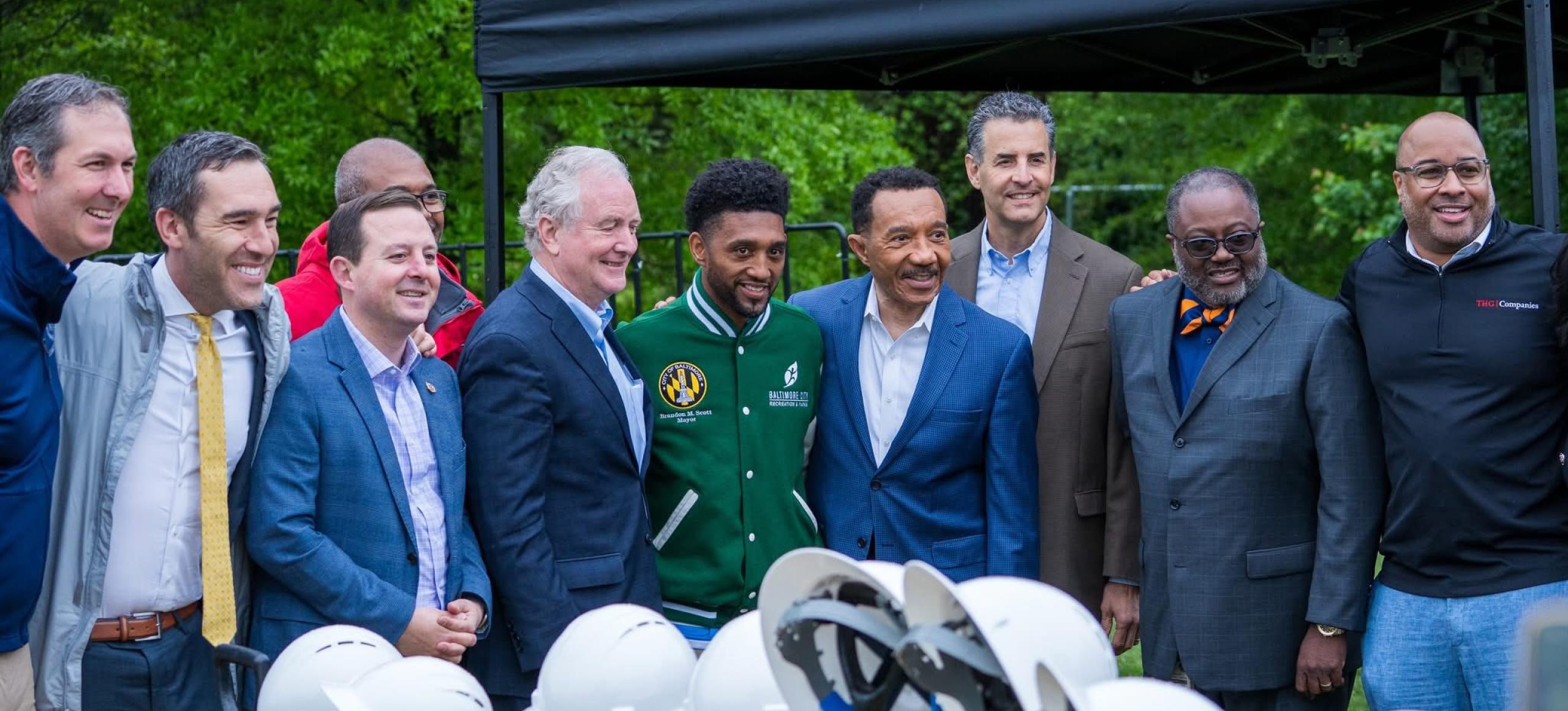 Rep. Mfume breaks ground on Congressman Elijah Cummings Recreation Center in Southwest Baltimore