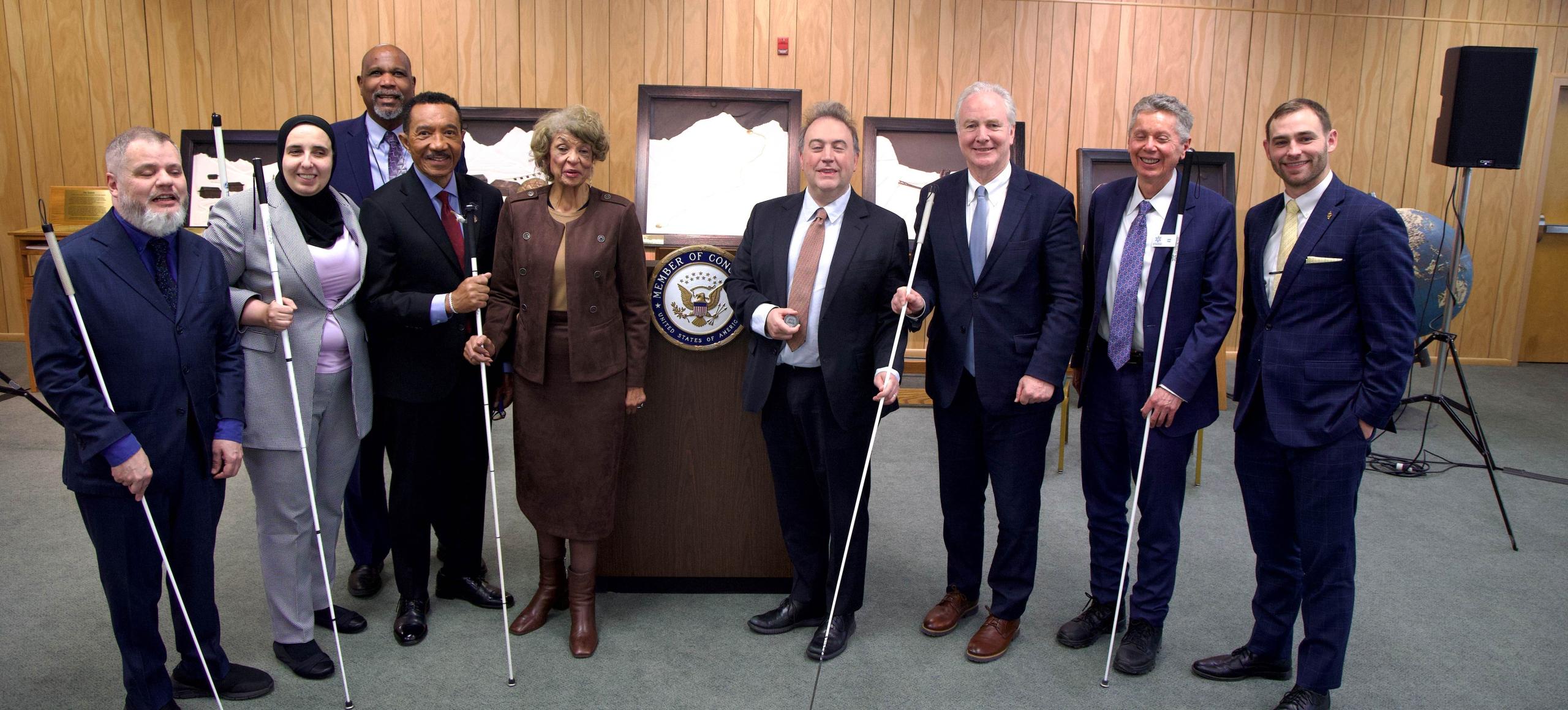 Congressman Mfume and Senator Van Hollen Introduce the National Museum of the Blind People's Movement Act